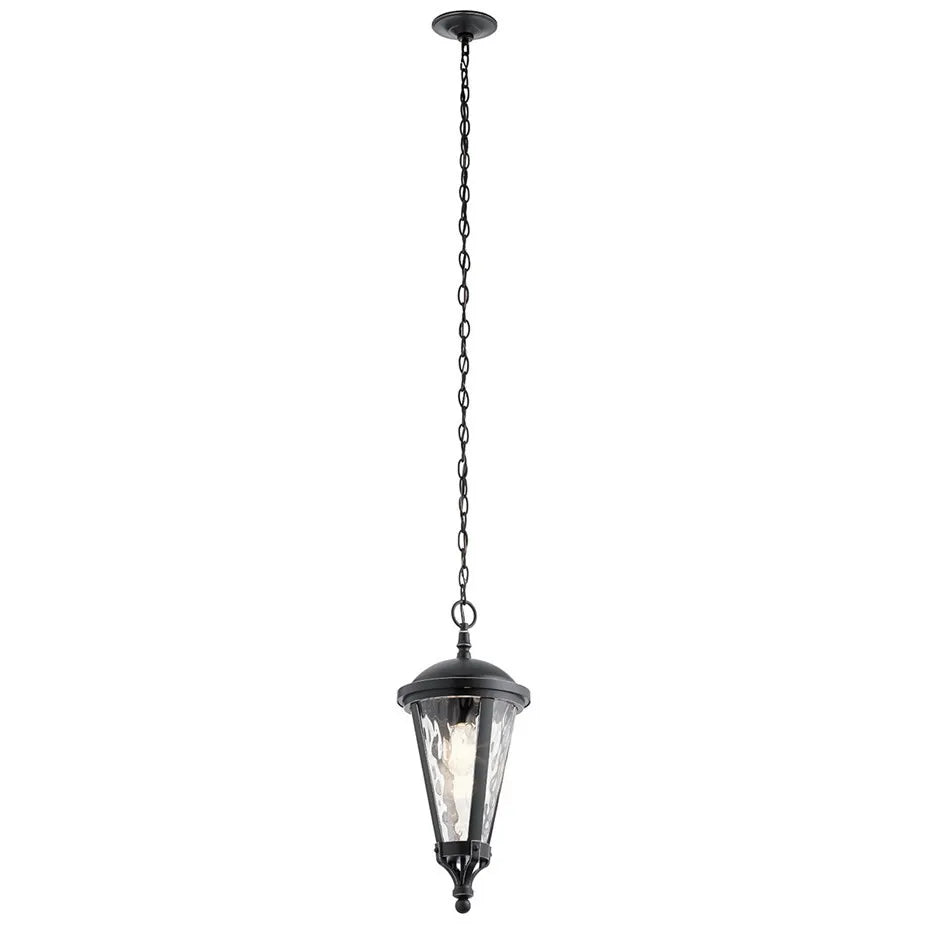 Kichler 49236BSL - Cresleigh 9" Wide Outdoor Hanging Pendant Light