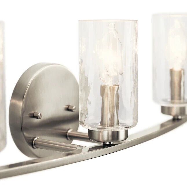 Kichler Marita 37428 - 3 Light Brushed Nickel Transitional Vanity Light Fixture