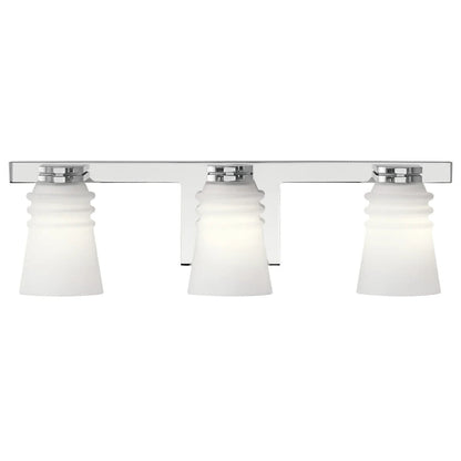 Kichler 45977CH - Victoria Bathroom 3 Light Vanity in Chrome Finish