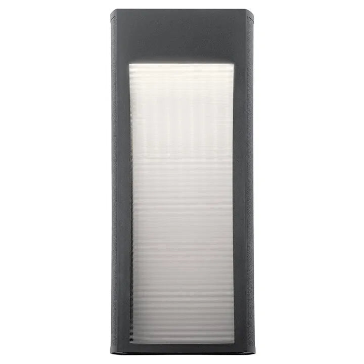 Kichler 49362BKTLED / 49363BKTLED - Ryo Single Light Tall LED Outdoor Wall Sconce