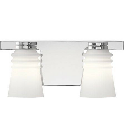 Kichler 45976CH - Victoria Bathroom 2 Light Vanity Chrome Fixture