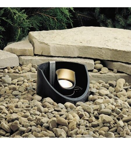 Kichler 15092BKT - In-Ground 1-Light in Textured Black - 12 Volts