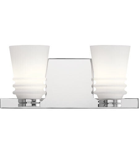 Kichler 45976CH - Victoria Bathroom 2 Light Vanity Chrome Fixture