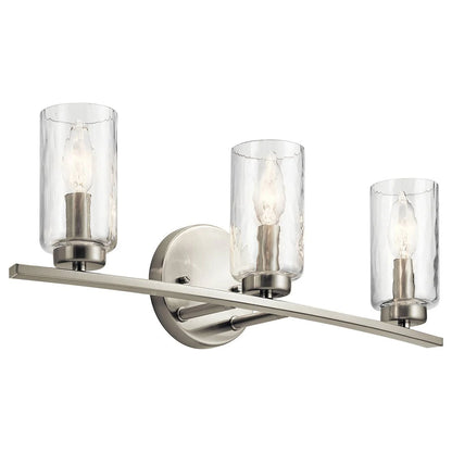 Kichler Marita 37428 - 3 Light Brushed Nickel Transitional Vanity Light Fixture