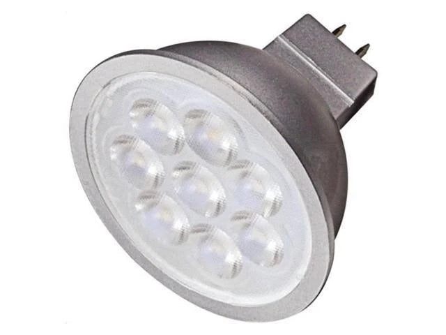 Satco S9498 - 6.5 Watt; LED MR16 LED; 4000K; 40 deg. Beam Angle; GU5.3 base; 12 Volt AC/DC