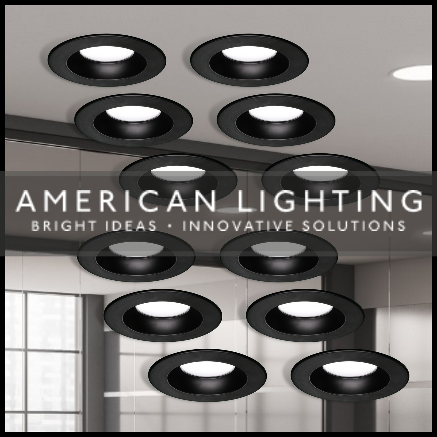 American Lighting - AD56-5CCT-BK Advantage Select 15W LED Recessed Downlight -Black