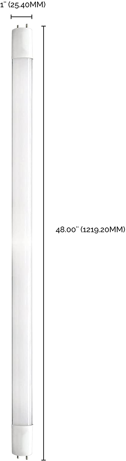 Satco S11993 - 14 Watt - 48" T8 LED 3500K Medium Bi Pin base - Type B Ballast Bypass - Assembled in the USA